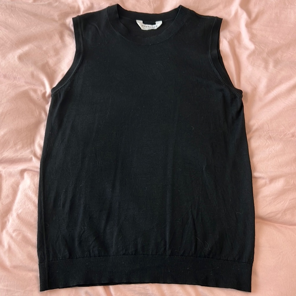 Everlane Lightweight Wool Pullover Sweater Vest Top